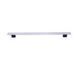 Poign�e inox - four cuisini�re - whirlpool - accessoires dappareils - blanc
