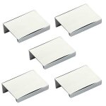 Sotech set de 5 x poign�es de meuble blankett jane 50 mm chrome poli poign�e pour placard poign�es fixation ...