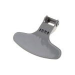 Poign�e de porte - beko - 2821580200 - gris - plastique - lave - linge