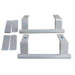 Poignées de porte pour réfrigérateur liebherr - kit de 2 - entraxe 15. 5cm Poignées de porte pour réfrigérateur liebherr - kit de 2 - entraxe 15. 5cm
