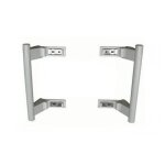 Poignee refrigerateur dhf003lb jeu de 2 poignees de porte blanche