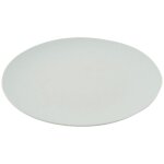 Point virgule - assiette plate 25. 5 cm - verte - plant fiber