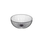 Point virgule - corbeille  fruits - 30 cm - noir - wire