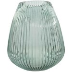 Point virgule vase en verre - �245 x h28 cm - vert