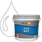 Pok mat : peinture murs & plafond mat blanc 100m - 10l