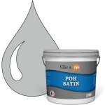 Peinture - pok - satin - gris perle - 5l - lessivable - acrylique