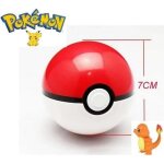 Pokeball pokemon - sebthom - taille r�elle - rouge et blanc - figurine al�atoire