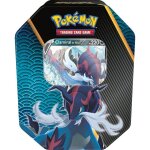 Pokebox clamiral v - 220 pv - carte francaise a collectionner pour pokemon - boite metal bleu - set avec ...