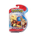 Pokemon arcanin - figurine deluxe action : fonction de combat - pokemon orange - jouet garcon