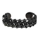 Police femmes bracelet acier inoxydable noir crescent pj20705bsb - 02