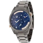 Police homme 48mm bracelet acier inoxydable gris quartz montre 14540jsu / 03m