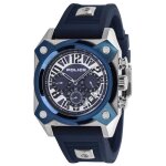 Montre homme - police - pl. 14690jstbl / 03p - bracelet en silicone - cadran bleu - etanche 3 atm Montre homme - police - pl. 14690jstbl / 03p - bracelet en silicone - cadran bleu - etanche 3 atm