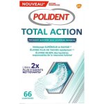 Polident total action nettoyant 66 comprims