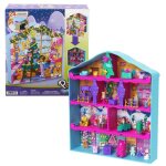 Polly pocket - calendrier de l?avent - coffret avec maison avec meubles hwp33