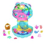 Polly pocket - coffret le des paillettes - mini - figurine et animaux - polly pocket - jcb16