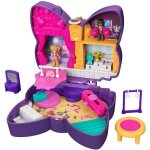 Polly pocket - coffret scene pailletee - poup�e mini - univers