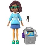 Poupe - polly pocket - karaoke queen shani - accessoire inclus - pour filles - non vintage