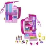 Polly pocket - maison de rve barbie - coffret avec 3mini - figurines hwp11