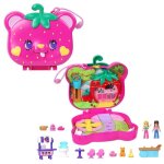 Pollypocket - ourson fraise - coffret et figurines jouet de voyage hrd35