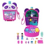 Polly pocket - panda bubble tea - coffret avec 2�mini - figurines et panda hwn95