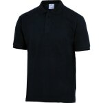 Polo de travail manches courtes 100% coton noir - delta plus - agra