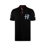Polo - alfa romeo - silver tribute - quipe f1 - manches courtes - col boutonn - coupe rgulire