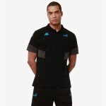 Polo andoi bwt alpine f1 team 2024 pour homme - noir gris bleu