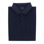 Polo - armani exchange - 3kzffe - zj2zz - 1510 - bleu marine - manches courtes - col polo