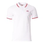 Polo blanc / rouge homme lee cooper opan