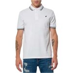 Polo en coton bio piqu� - kaporal - homme - col polo - manches courtes - blanc