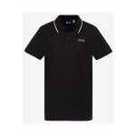 Polo coton piqu� paul - schott - homme - col polo - manches courtes - noir