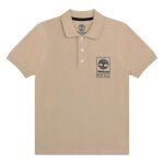 Polo coton - timberland - gar�on - manches courtes - beige