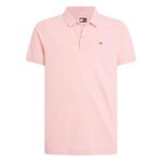 Polo coton - tommy jeans - coupe droite - homme - rose Polo coton - tommy jeans - coupe droite - homme - rose