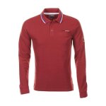 Polo degr� celsius cilar - burgundy - 2xl - manches longues - homme