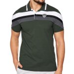 Polo - ea7 emporio armani - regular - manches courtes - vert