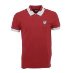 Polo - ea7 emporio armani - slim - manches courtes - rouge