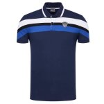 Polo ea7 emporio armani - bleu - manches courtes - homme