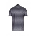 Polo - ea7 emporio armani - coupe ajuste - col polo - manches courtes - bleu