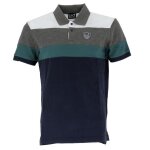 Polo ea7 emporio armani - 3gpf65 - pj61z - 1853 - bleu - homme - manches courtes - col polo