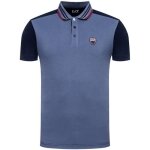 Polo - ea7 emporio armani - 3hpf14 - pj61z - 1529 - bleu - manches courtes - col ctel