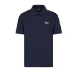 Polo - ea7 emporio armani - 3rpf52 - pj02z - 1554 - bleu marine - manches courtes - 100% coton