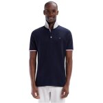 Polo - eden park - manches courtes - couleur bleu - coupe droite - 100% coton