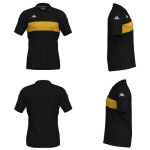 Polo femme - kappa - soccer dianetti - coupe ajust�e - col polo - noir