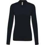 Polo femme manches longues kariban piqu