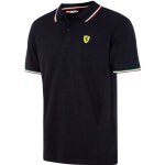 Polo ferrari scuderia officiel noir f1 - homme - manches courtes - col polo