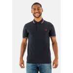 Polo fred perry mm3600 t55 - bleu - homme - slim - manches courtes Polo fred perry mm3600 t55 - bleu - homme - slim - manches courtes