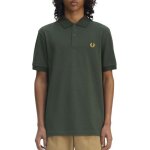 Polo - fred perry - plain - 100% coton - vert fonc - coupe classique