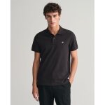 Polo gant - homme - noir - manches courtes - col polo Polo gant - homme - noir - manches courtes - col polo