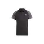 Polo garon adidas b club polo noir / gris ah 2021 - slim - manches courtes - col polo