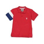 Polo gar�on - degr� celsius ecicolor - manche courte - rouge - 100% coton